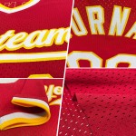 Maillot de baseball rétro authentique doré-blanc marron personnalisé Maillot de baseball rétro authentique doré-blanc marron personnalisé