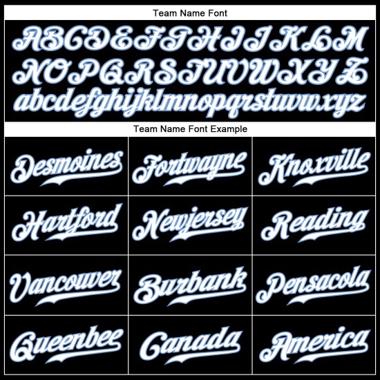 Maillot de baseball authentique à rayures fines bleu-blanc, noir et blanc, personnalisé Maillot de baseball authentique à rayures fines bleu-blanc, noir et blanc, personnalisé