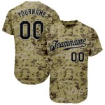 Maillot de baseball authentique Service Salute Camo noir-gris personnalisé Maillot de baseball authentique Service Salute Camo noir-gris personnalisé