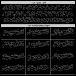 Maillot de baseball sans manches personnalisé authentique gris acier noir Maillot de baseball sans manches personnalisé authentique gris acier noir