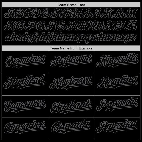 Maillot de baseball sans manches personnalisé authentique gris acier noir Maillot de baseball sans manches personnalisé authentique gris acier noir